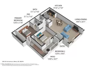 More Details about MLS # 6852066 : 225 W 1ST STREET#134